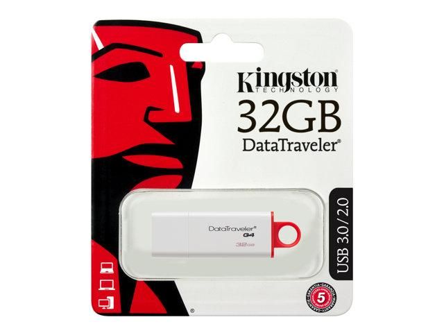 Unidad flash Kingston DataTraveler G4 32 GB USB 3.0 Rojo,