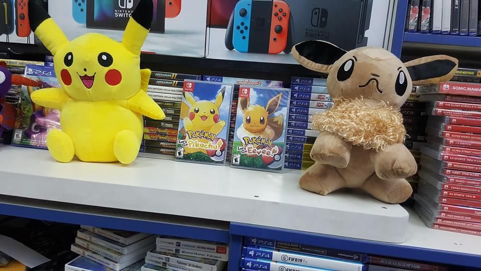 pokemon pikachu y eevee Nintendo Switch