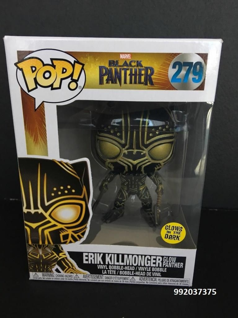 Funko Pop Erik Killmonger ORIGINAL Pantera negra Black