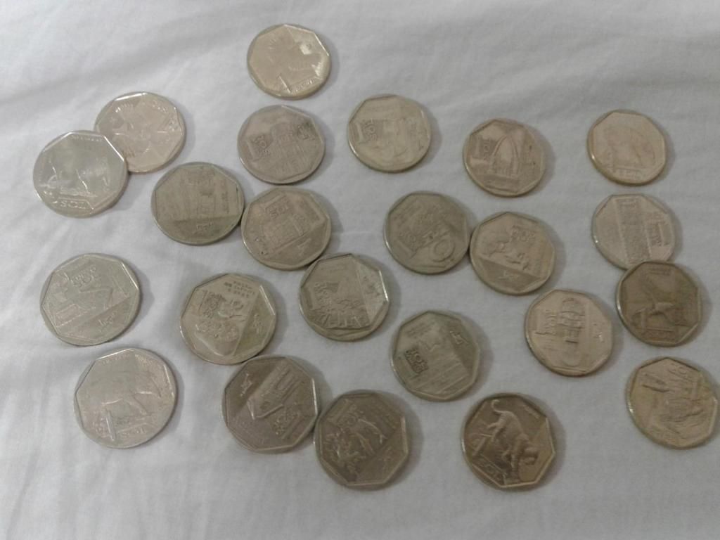Monedas Numismática del Perú de un sol colección antiguas