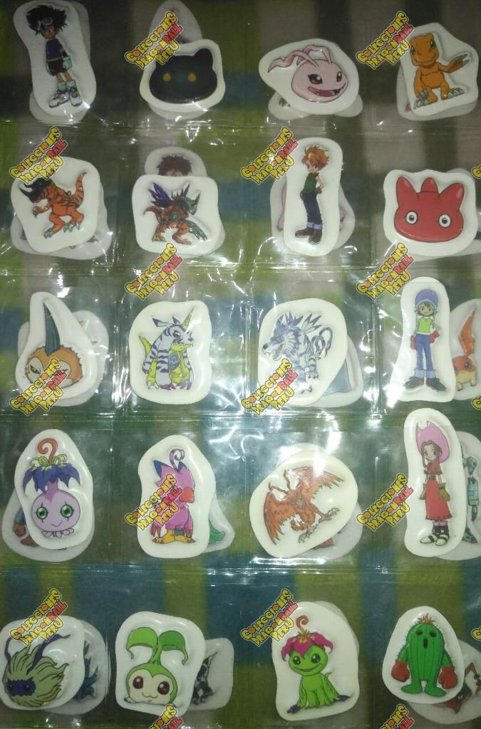 Sticker Termoformados Digimon Costa No W