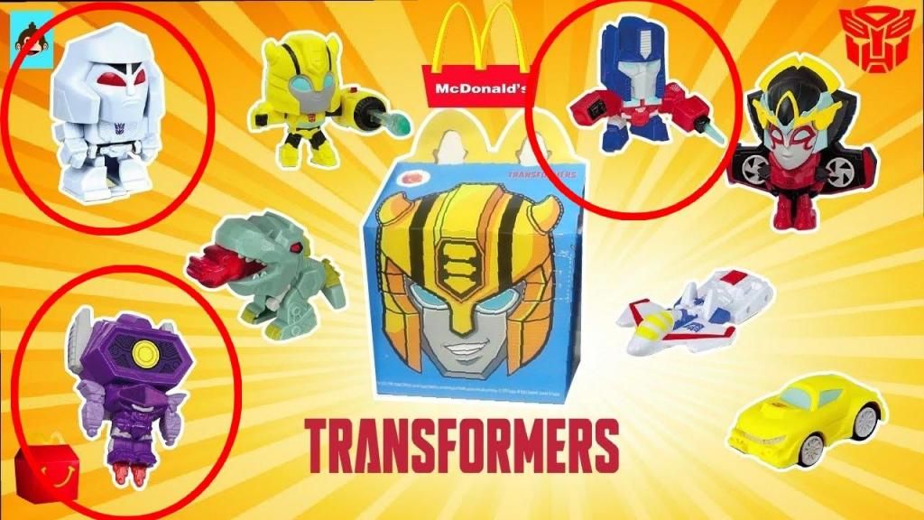 Transformers Mc Donalds: Optimus Prime, Megatron, Shockwave