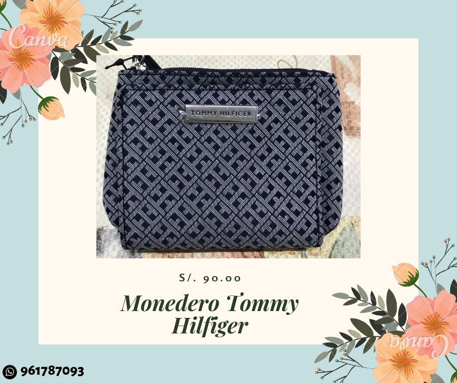 Billeteras monderos TOMMY, KENNETH COLE, GUESS, JESSICA