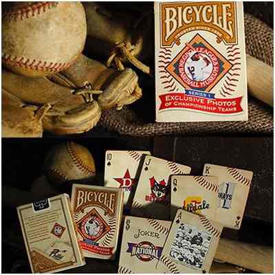 Cartas Bicycle Baraja De Mago Magia Negro Baseball Leagues