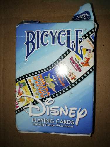 Cartas Bicycle - Disney - Cartas Completas Y En Buen Estado