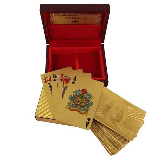 Cartas Naiples De Oro 999.9 Gold Playing Cards