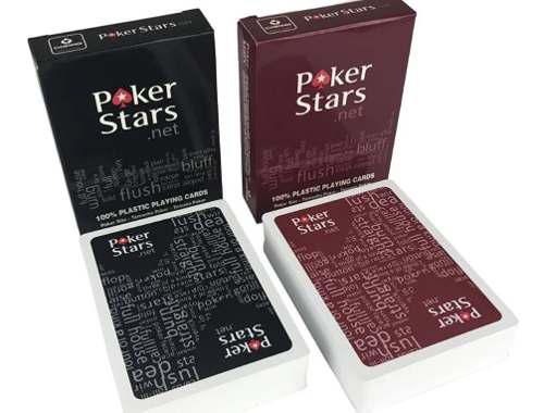 Cartas Poker Star Rojo Y Negro