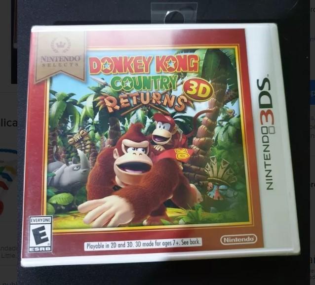 Donkey Kong Country Returns De Nintendo 3ds Sellado