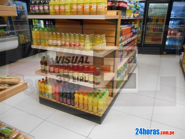 Gondolas en melamine MINIMARKET LISTO