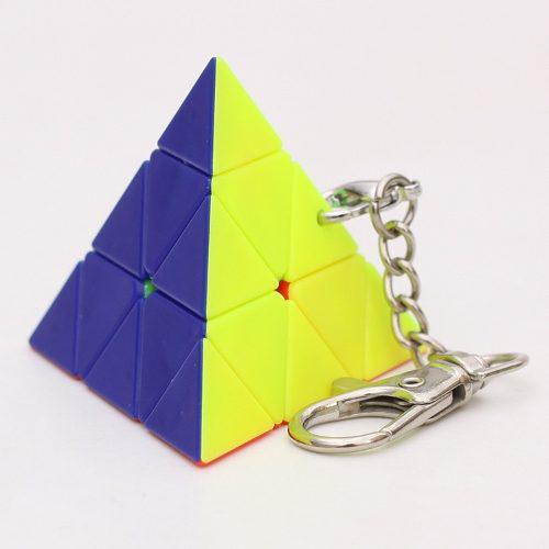Llavero Pyraminx, Pirámide Cubo Mágico Rubik