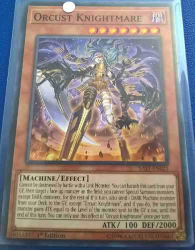 Orcust Knightmare - Yugioh Carta Nueva Ingles