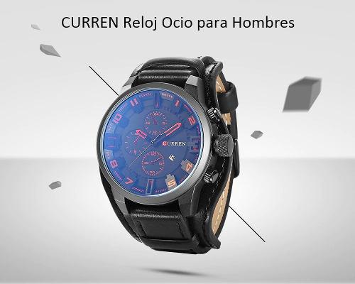 Reloj Correa De Cuero Marca Curren