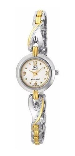 Reloj Q&q F323-404y Acero Plateado Mujer