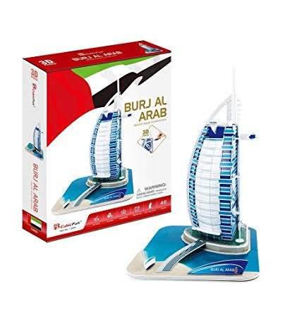 Rompecabezas 3d. Burj Al Arab. Cubic Fun