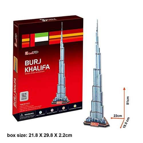 Rompecabezas 3d. Burj Khalifa. Cubic Fun
