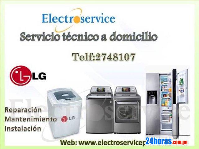 Servicio tecnico de mantenimiento, LAVADORAS lg