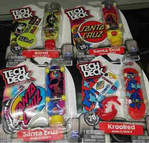 Tech Deck Mini Skate Element Plan B Enjoi Blind Santa Cruz