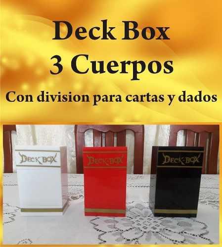Vendo Deck Box 3 Cuerpos Yugioh Yu-gi-oh Cartas Caja Deckbox