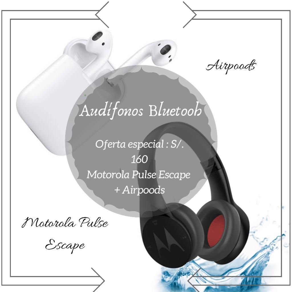Audífonos Bluetooh Motorola Y Airpoods