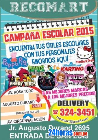 CUADERNOS ALPHA 2015 al mejor precio de Lima CAMPAÑA