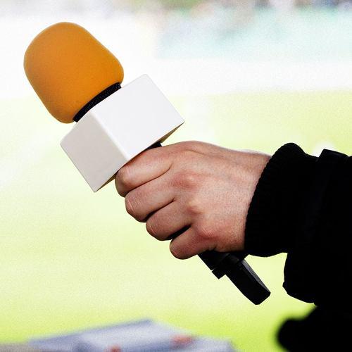 Cubo Acrilico De Microfono Periodista,reportero,entrevista