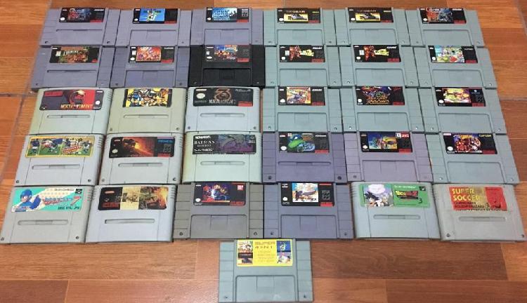 LOTE COLECCIÓN SUPER NINTENDO Y NINTENDO 64 n64 snes