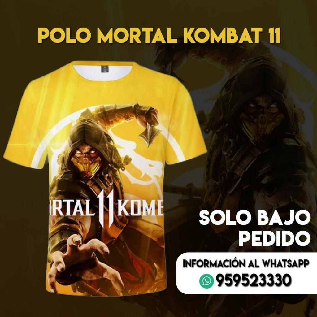 Mortal Kombat 11 polo a pedido