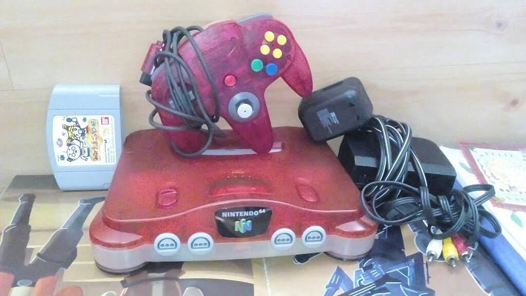 Nintendo 64,rojo