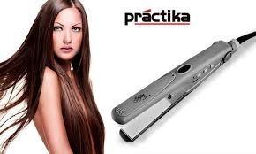 Plancha Alisadora De Cabello Practika Placa Ceramica Ionizad