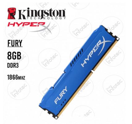 Vendo Memoria Ram HYPERX FURY DDR3 8GB/ (HX318C10F/8)