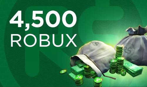 4500 Robux - Roblox