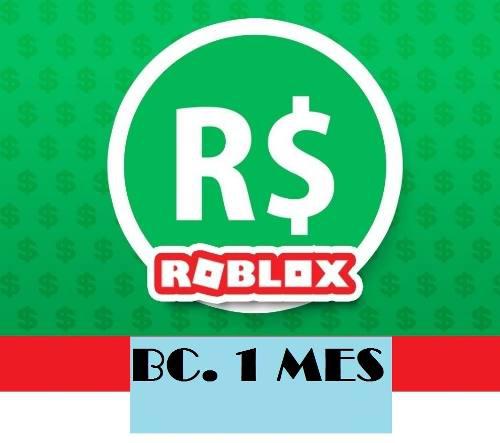 Bc Roblox - 1 Mes Menbresia