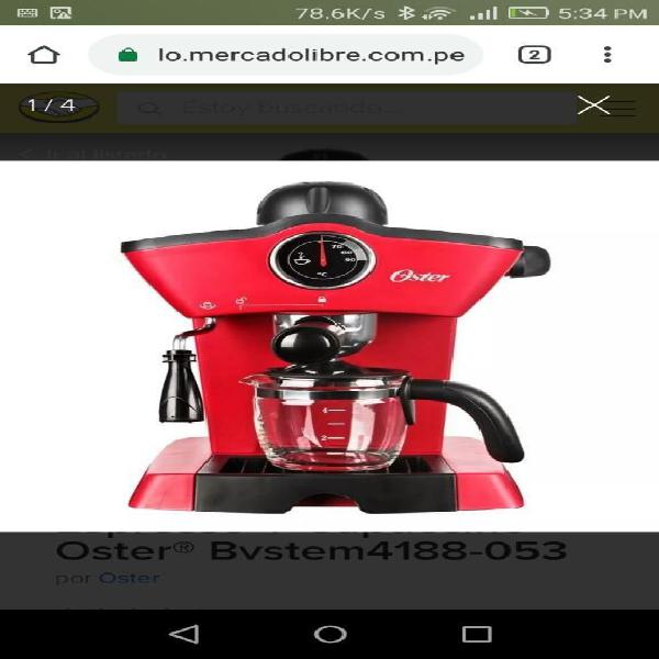 Cafetera Oster Espresso Maker Impecable