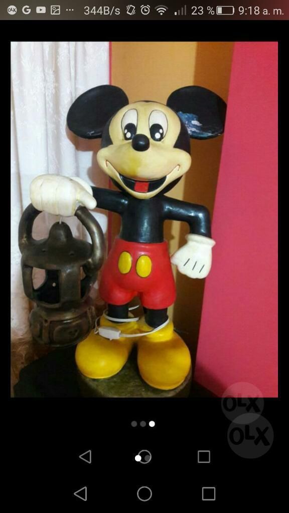 Lampara Muy Linda de Mickey Mouse 60cm