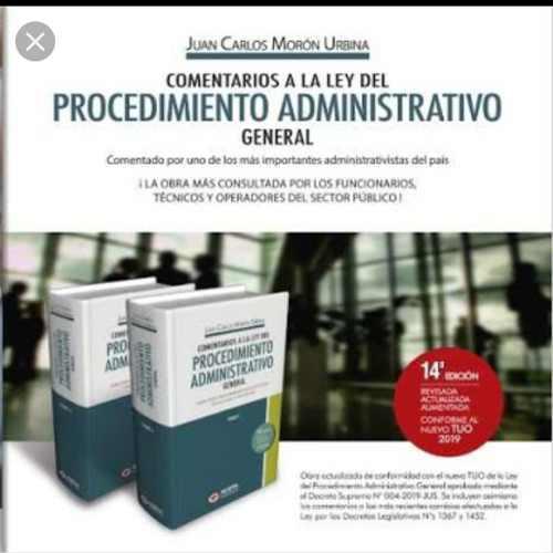 Libro Digital Actualizado De La Ley 27444, Moron Urbina.
