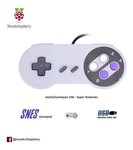 Mando Gamepad Usb Super Nintendo Snes Clasico Pc Retropie