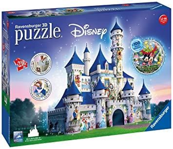 Rompecabezas 3D Castillo Disney 216 Piezas / Puzzle