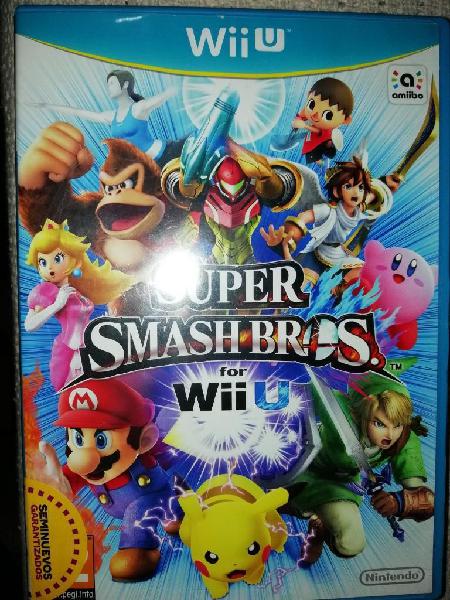 Se Vende Juego de Wii U Super Smash Bros