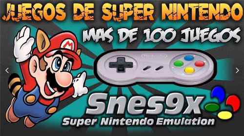 Super Nintendo Para Pc (emulador) Con + De 500 Juegos