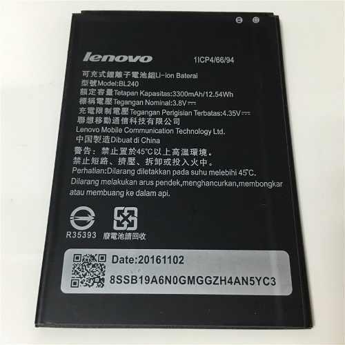 Bateria Lenovo Bl240 3300mah Golden Warrior Note 8 A936