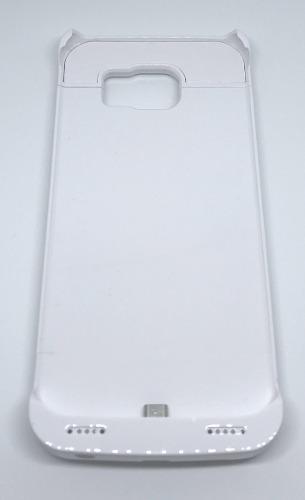 Cargador Carcasa Funda Samsung Galaxy S6 Y S6 Edge Blanco