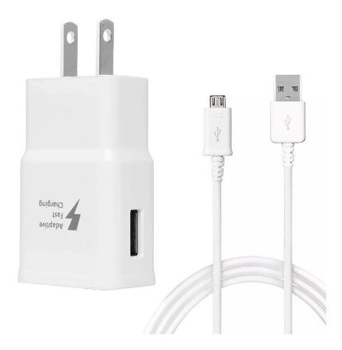 Cargador Samsung Carga Rápida S7 S6 Note 4 Original + Cable
