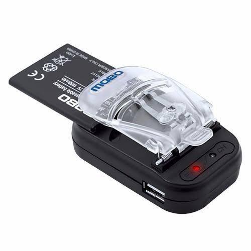 Cargador Universal De Baterias Con Entrada Oara Cable Usb.