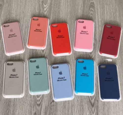 Case De Silicona iPhone 7, 7 Plus, 8, 8 Plus Protector Apple