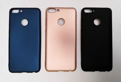 Case Funda De Silicona Para Huawei P Smart + Vidrio Gratis