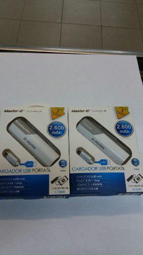 Master G Uc 2600 Cargador Portatil Bateria 2600mah