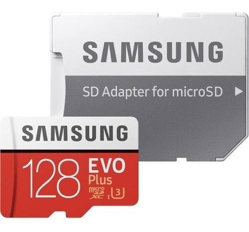 Memoria Samsung 128gb Microsd Evo Plus U3 Sellado Original