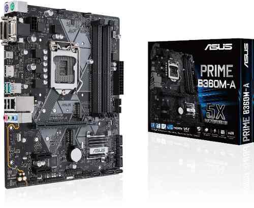 Motherboard Asus Prime B360m-a, Lga1151, B360, Ddr4