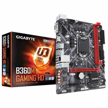 Motherboard Gigabyte B360m Gaming Hd, Rev 1.0, Lga1151, B360