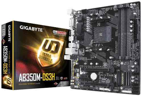 Motherboard Gigabyte Ga-ab350m-ds3h, Rev 1.0, Am4, Amd X370